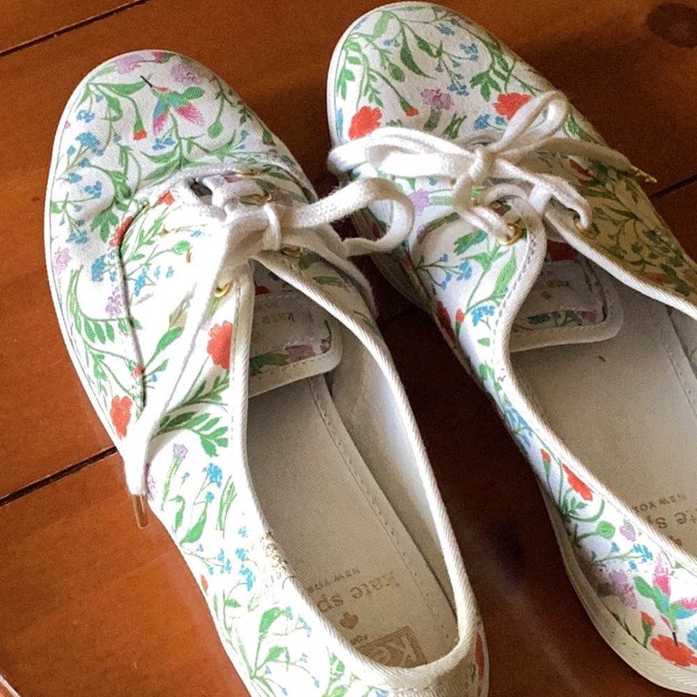 Kate Spade floral keds